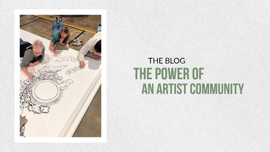 A Group of Artist Working on a Project