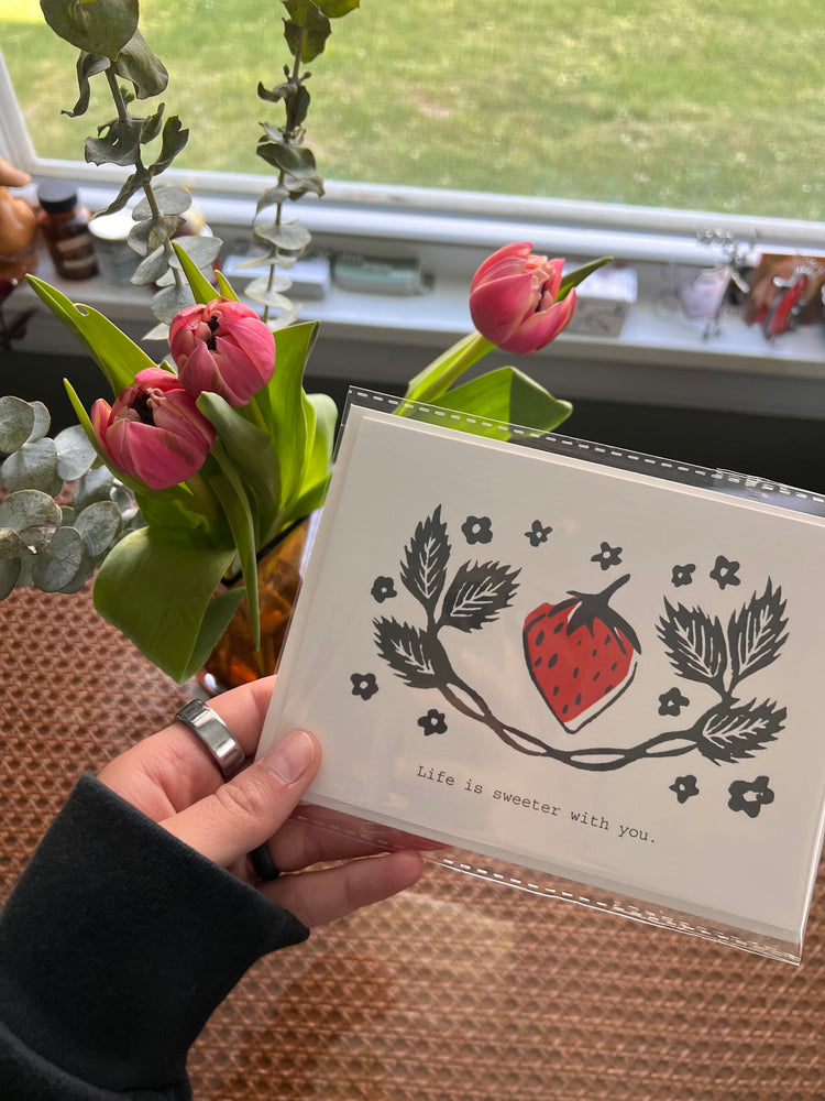 Life Is Sweeter With You | Greeting Card