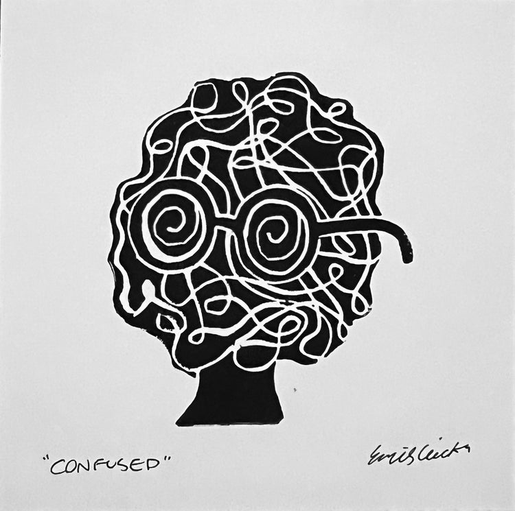 Mini Print | Confused