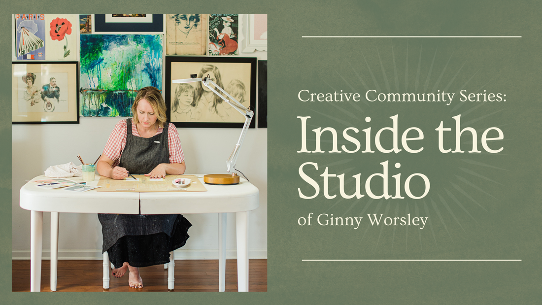 Creative Community Series: Inside the Studio of Ginny Worsley