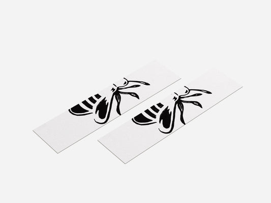 Bee Lino Print Bookmark by Emily Ciecka