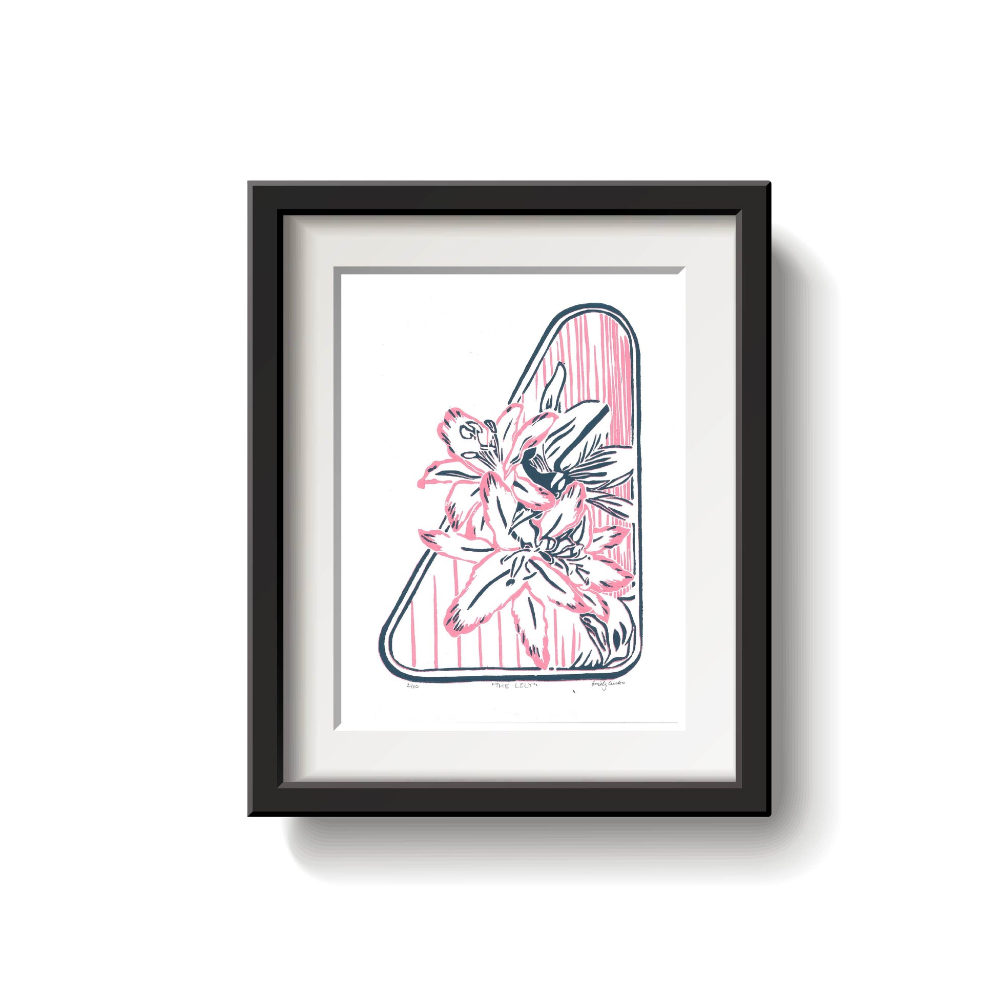 Lily Lino Print by Emily Ciecka