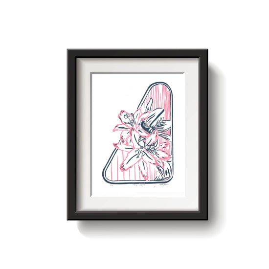 Lily Lino Print by Emily Ciecka