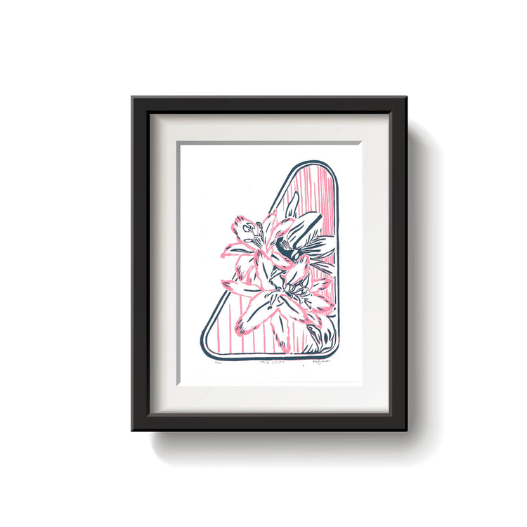 Lily Lino Print by Emily Ciecka